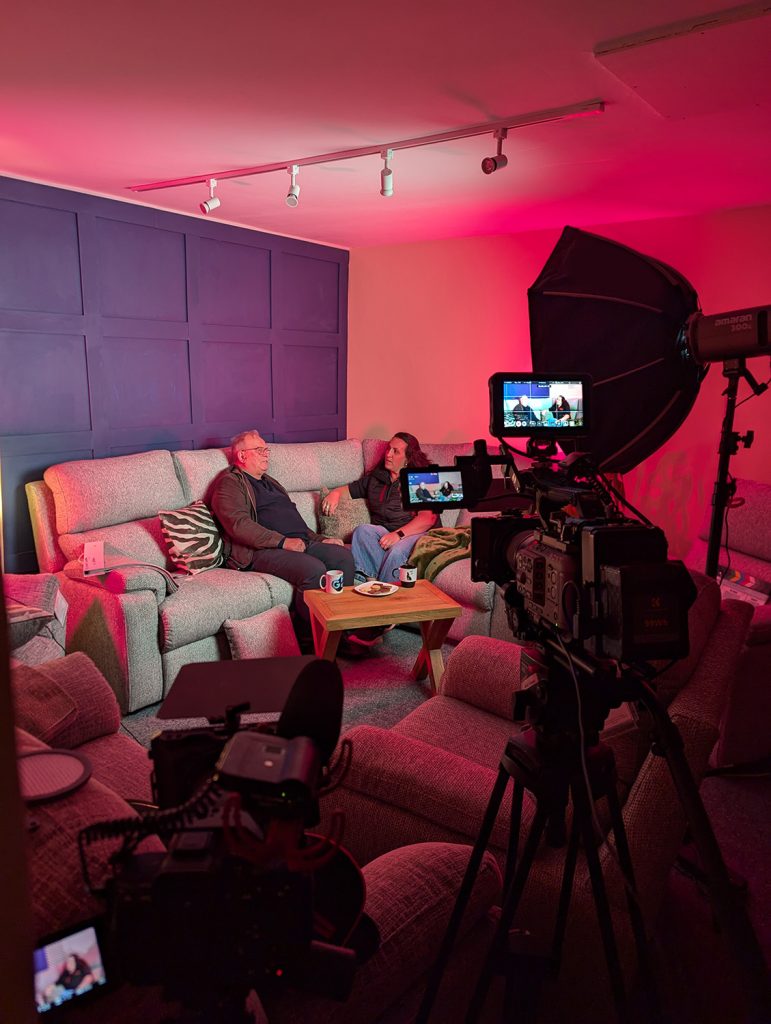 On Set - Sony FX6 Cinecam. Sony A7iv dslr, fx3,