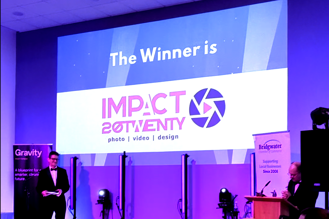 IMPACT 20twenty The Sedgemoor Business Excellence Awards WINNERS 2024 – photographer somerset bridgwater, video production, design print website