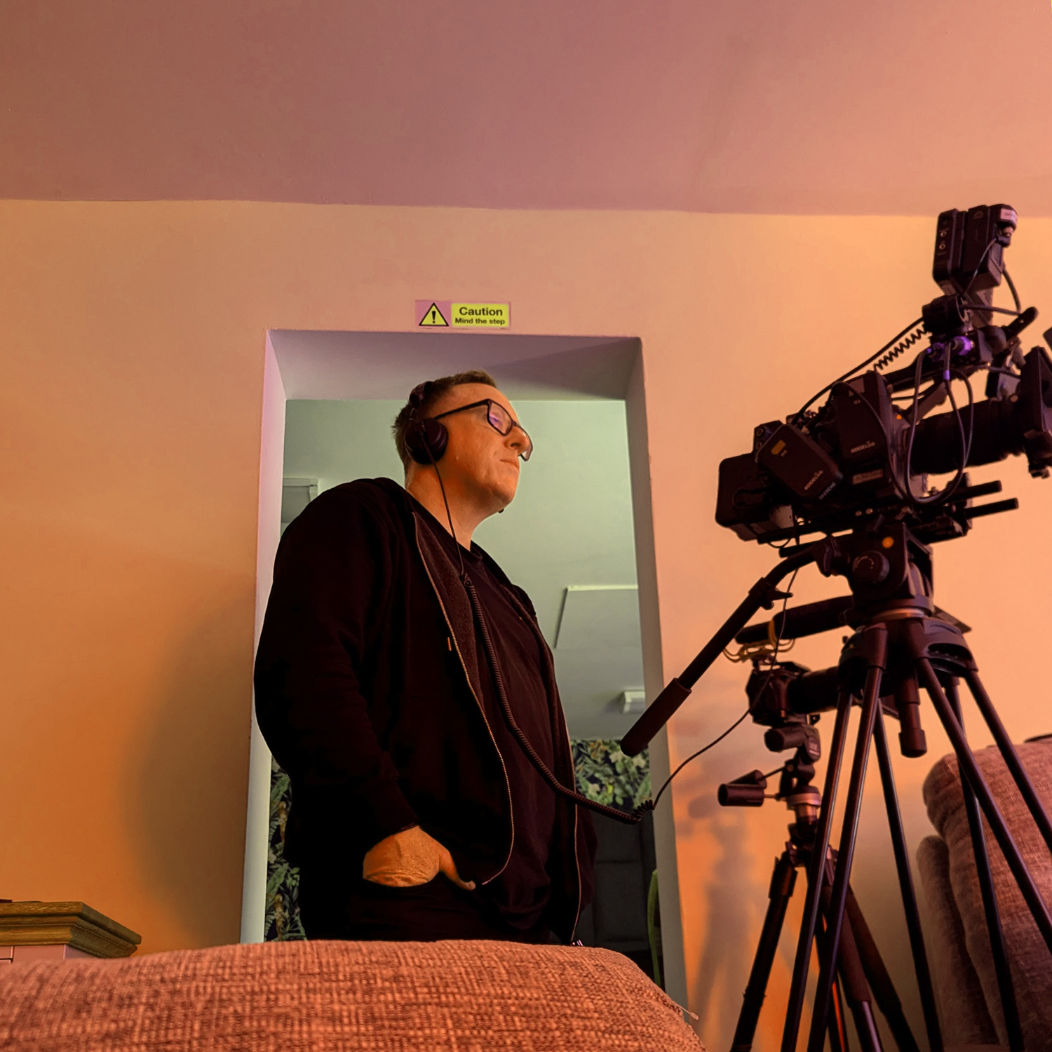 On Set – Interviews Justin E Krause IMPACT 20twenty video production in bridgwater, somerset, taunton, bristol, bath devon, dorset, cornwall 1500px