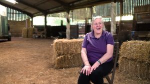 Charlotte Brew – The First Lady of the Grand National 1977 woman in racing womans rights aintree horse racing 2024 - somerset interview. fun. laugh